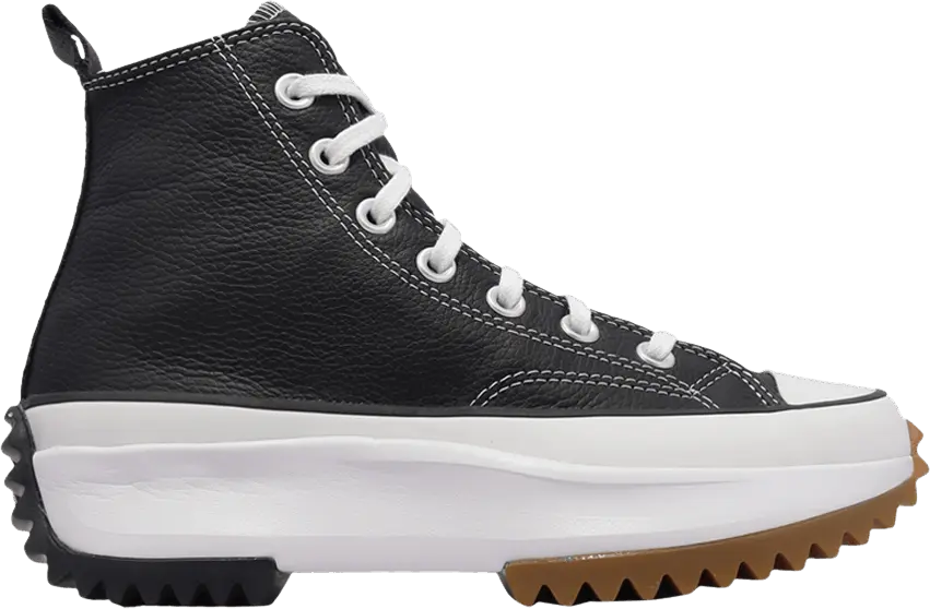  Converse Run Star Hike High &#039;Black White&#039;