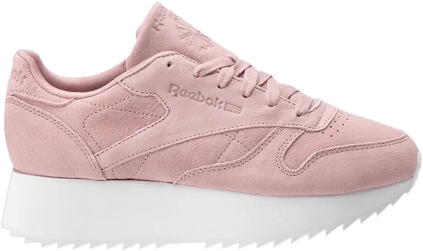  Reebok Wmns Classic Leather Double &#039;Smoky Rose&#039;