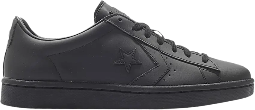 Converse Pro Leather 76 Low &#039;Mono Leather Pack - Triple Black&#039;