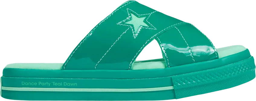  Converse OPI x Wmns One Star Sandal &#039;Dance Party - Teal Dawn&#039;