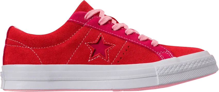  Converse One Star Ox GS &#039;Enamel Red&#039;