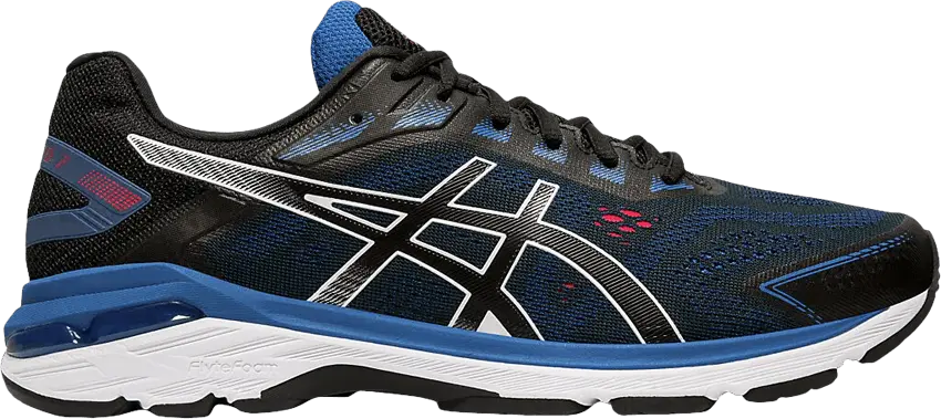  Asics GT 2000 7 2E Wide &#039;Black Blue&#039;