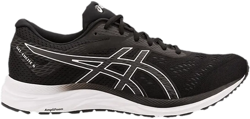  Asics Gel Excite 6 4E Wide &#039;Black White&#039;