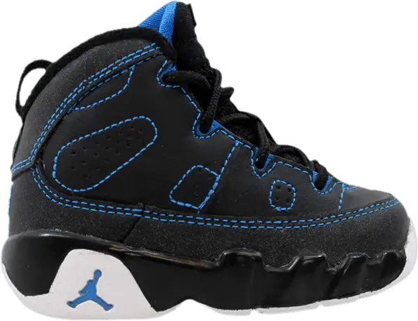  Jordan 9 Retro Black/White-Photo Blue