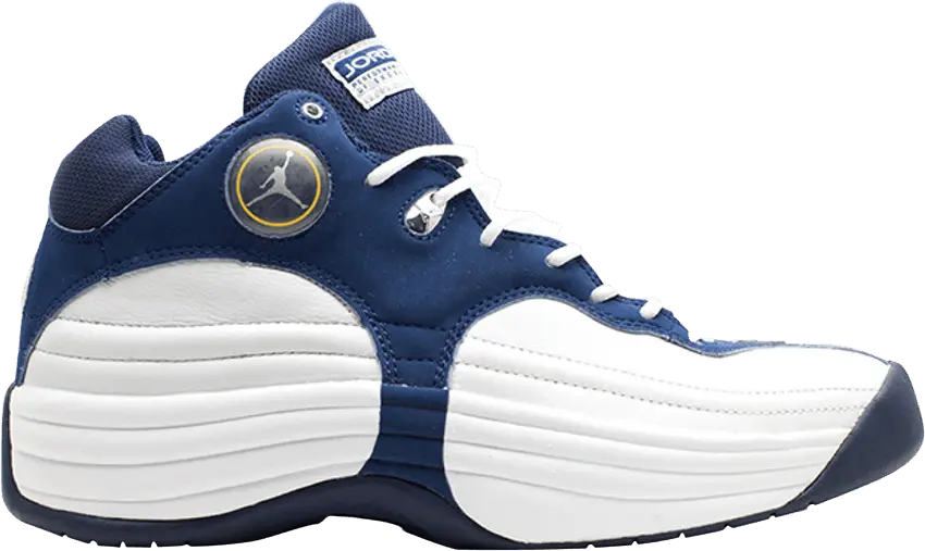 Jordan Team 1 [White/Midnt Navy-Mt Silver]