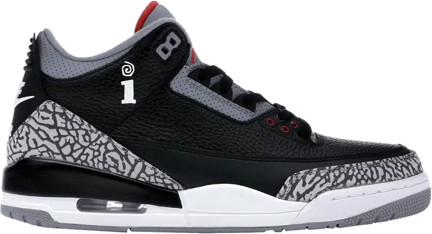  Interscope Records x Air Jordan 3 Retro OG &#039;Black Cement&#039;