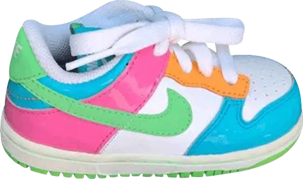  Nike Dunk Low &#039;05 TD &#039;Lime Blue Pink&#039;