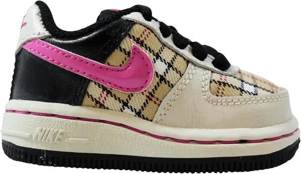  Nike Air Force 1 TD &#039;Plaid Pink&#039;