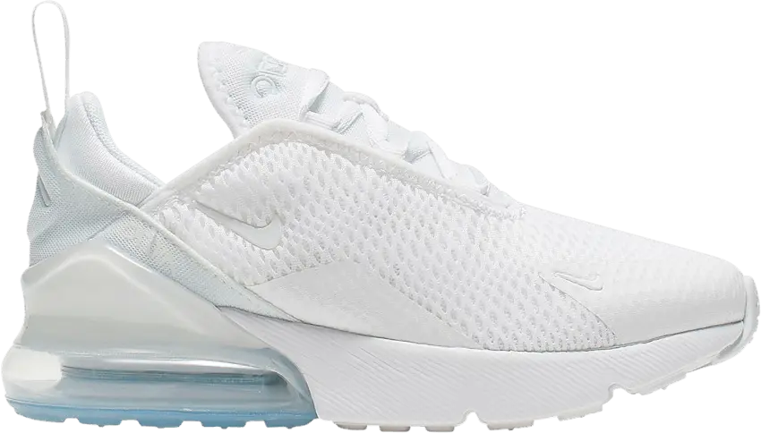  Nike Air Max 270 White Silver (PS)