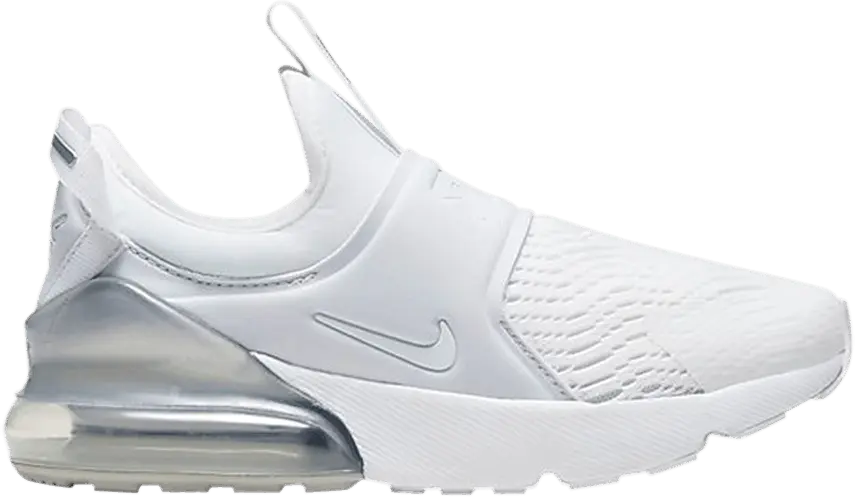  Nike Air Max 270 Extreme White Metallic Silver (PS)