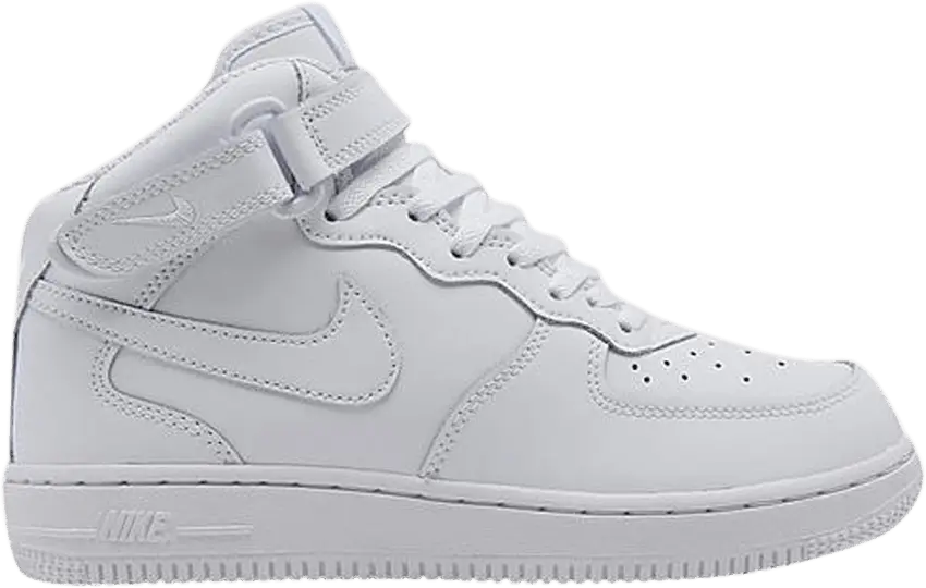  Nike Air Force 1 Mid LE White (PS)