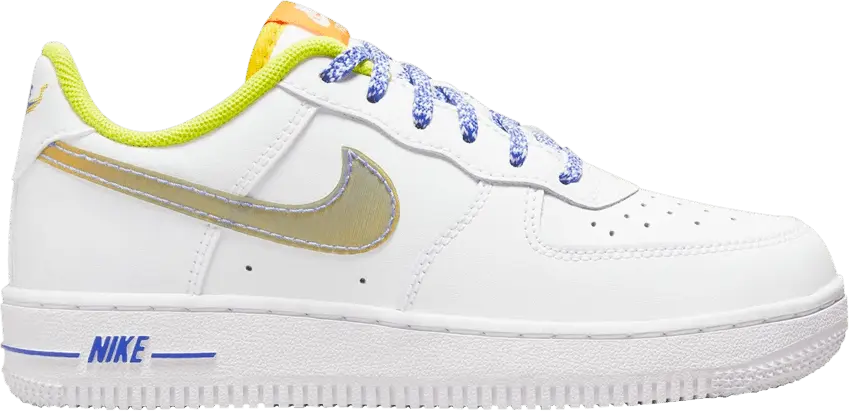  Nike Air Force 1 Low LV8 White Multi (PS)