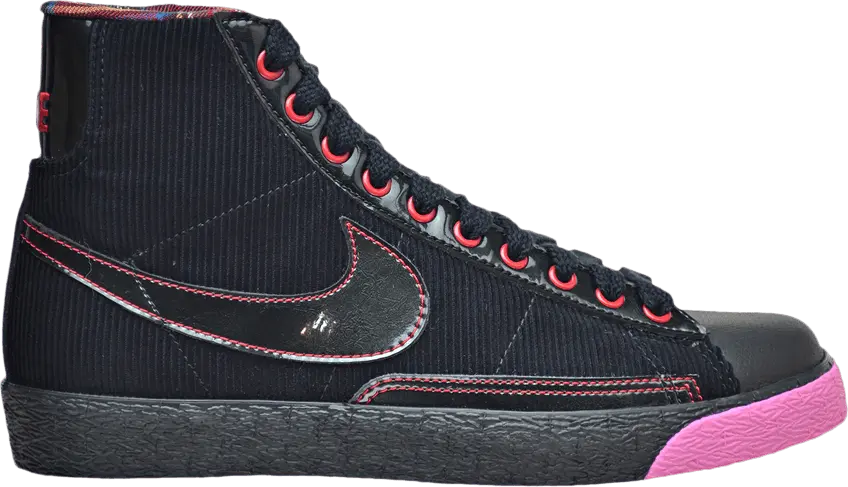  Nike Wmns Blazer Mid &#039;Corduroy - Black China Rose&#039;
