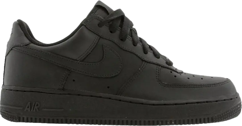  Nike Air Force 1 Low GS &#039;Triple Black&#039;