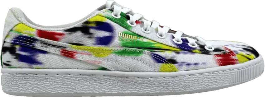  Puma Wmns Basket Classic Canvas &#039;Blur&#039;