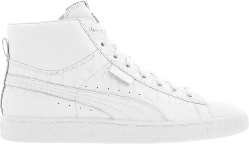  Puma Basket Mid Exotic White  (Women&#039;s)