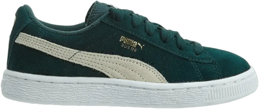  Puma Suede Little Kids &#039;Ponderosa Pine&#039;