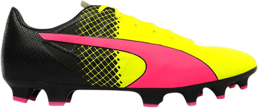  Puma evoSpeed 4.5 FG &#039;Tricks - Pink Glow Safety Yellow&#039;