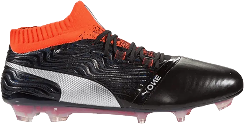 Puma One 18.1 FG &#039;Black Red&#039;