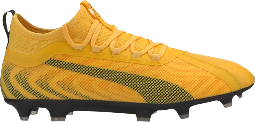  Puma One 20.2 FG AG &#039;Yellow Black&#039;