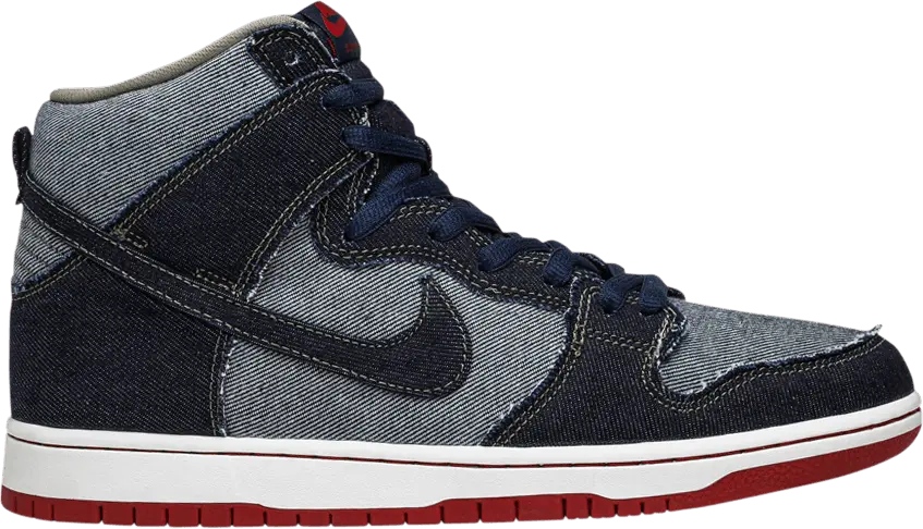  Nike SB Dunk High Reese Forbes Denim Friends and Family (Special Box)