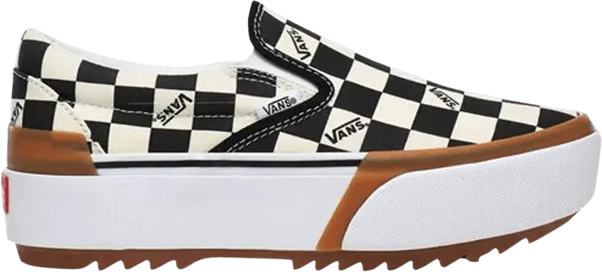  Vans Classic Slip-On Stacked &#039;Checkerboard&#039;