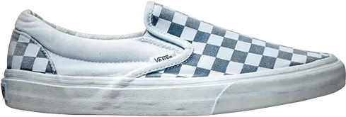  Vans Classic Slip-on (Over Washed) Checkerboard Dress Blue