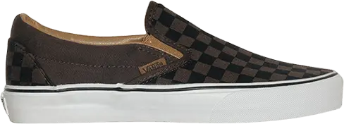  Vans Classic Slip-on Checkerboard Demitasse/ Black