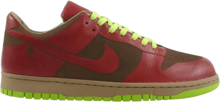  Nike Dunk Low 1-Piece Laser Varsity Red Chartreuse