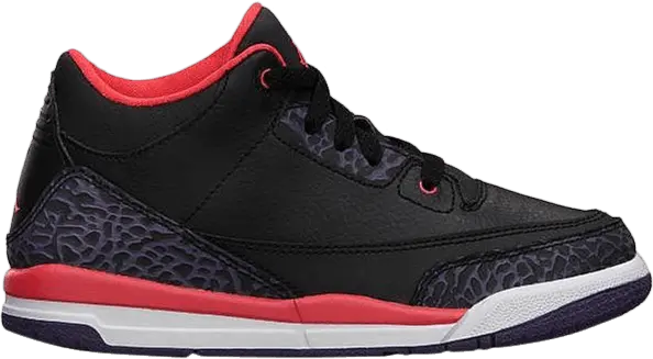  Air Jordan 3 Retro PS &#039;Black Crimson&#039;