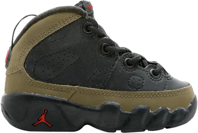  Baby Jordan 9 Retro Infant &#039;Olive&#039;