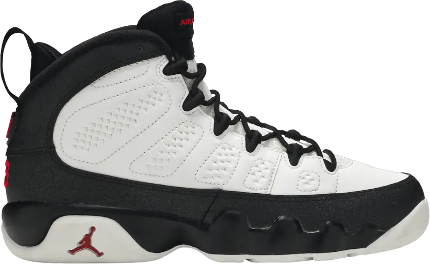  Jordan 9 Retro White Black Red (2010) (GS)