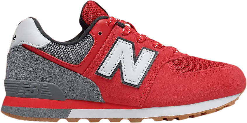  New Balance 574 Little Kid &#039;Sport Pack - Team Red&#039;