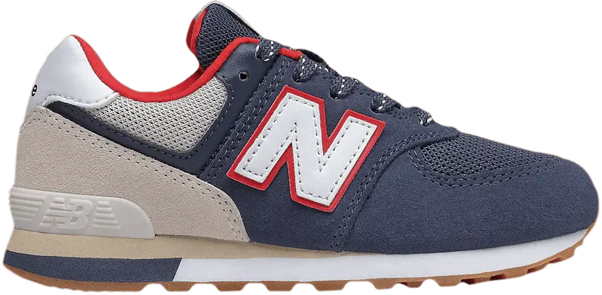  New Balance 574 Little Kid &#039;Sport Pack - Navy&#039;