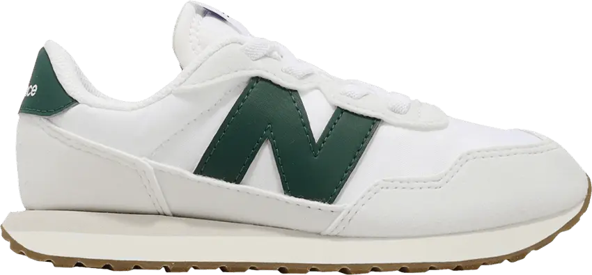  New Balance 237 Bungee Lace Little Kid Wide &#039;Nimbus Cloud Nightwatch Green&#039;