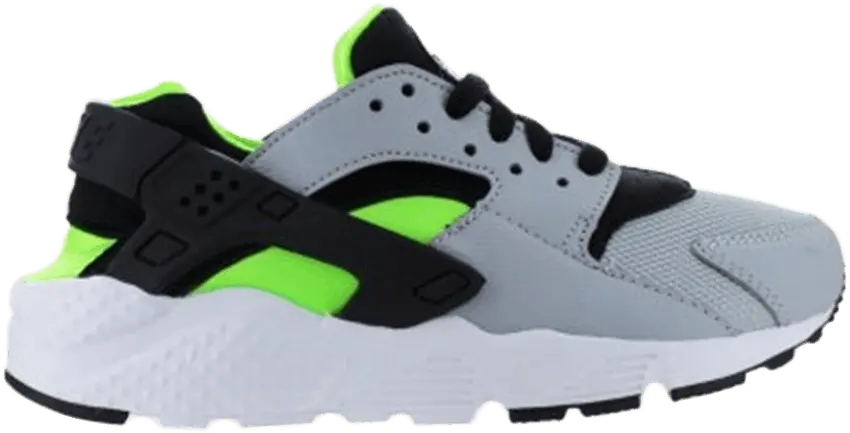  Nike Air Huarache Wolf Grey Electric Green (GS)