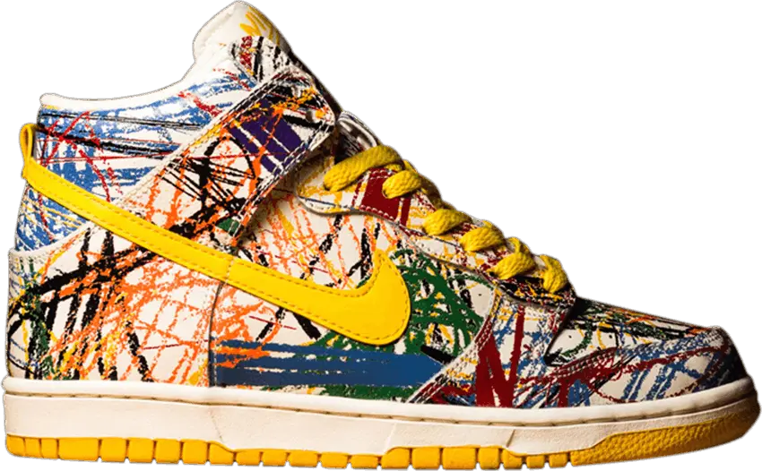  Nike Dunk High Scribble (GS)