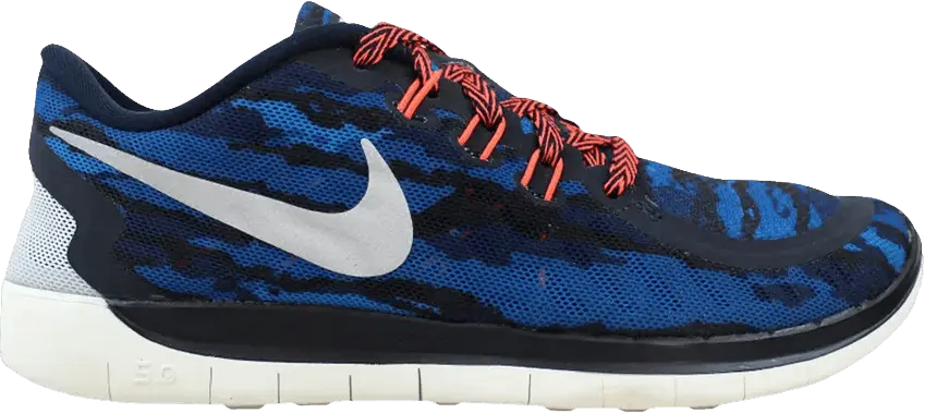  Nike Free 5.0 Print Dark Obsidian (GS)