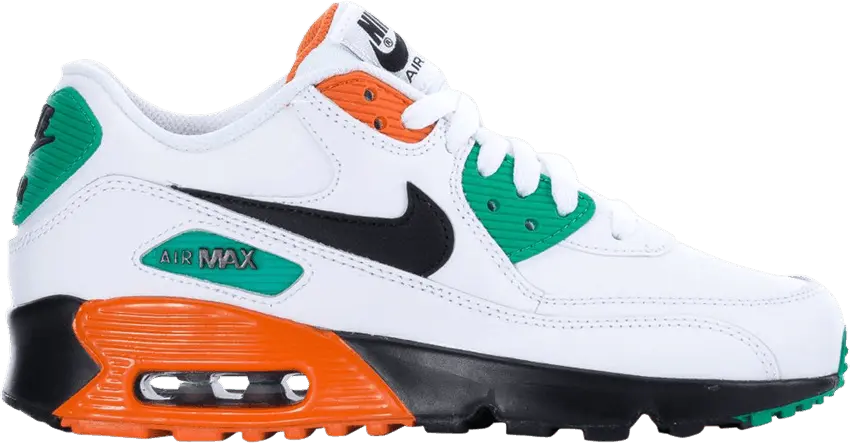  Nike Air Max 90 Leather Starfish Kinetic Green (GS)