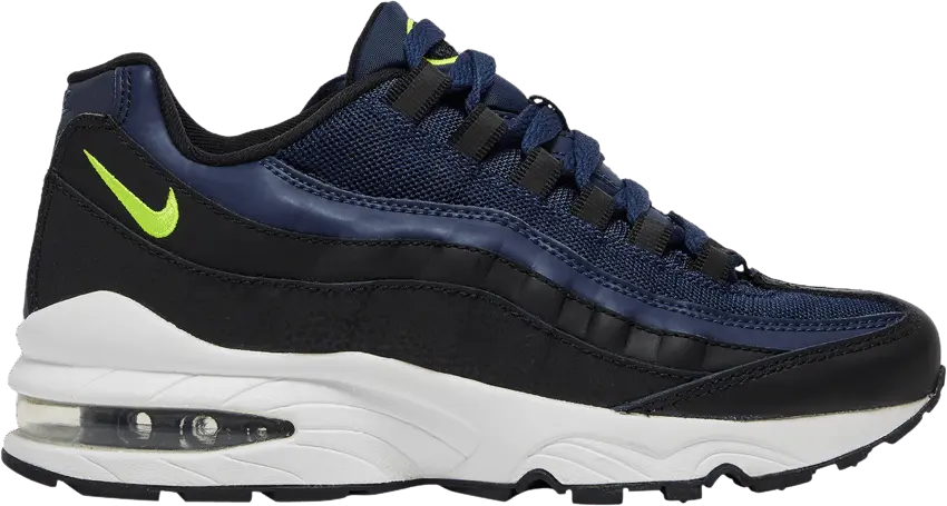  Nike Air Max 95 Black Midnight Navy (GS)