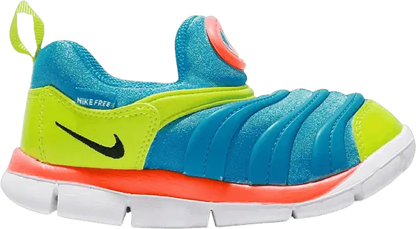  Nike Dynamo Free TD &#039;Light Blue Fury Volt&#039;