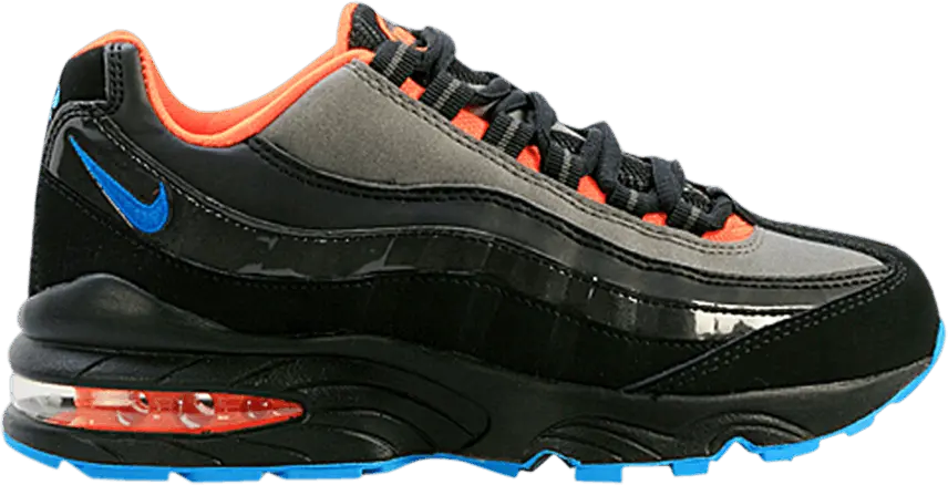  Nike Air Max 95 GS &#039;Black Orange Blue&#039;