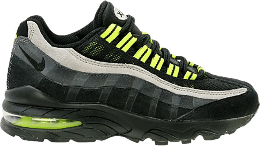  Nike Air Max 95 GS &#039;Black Neon&#039;