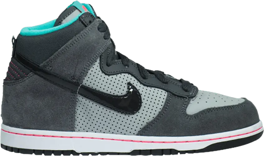  Nike Dunk High GS &#039;Wolf Grey Calypso&#039;