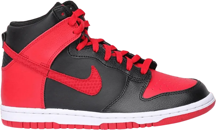  Nike Dunk High GS &#039;Bred&#039;