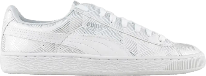  Puma Basket Classic Metallic White