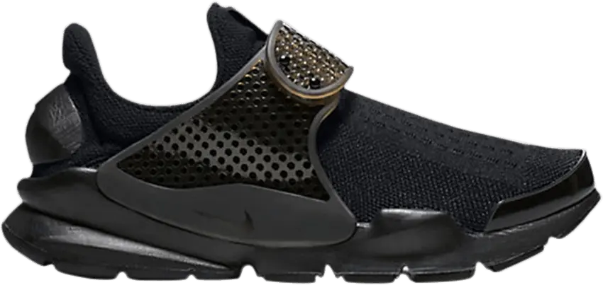  Nike Sock Dart Black Black-Volt (Women&#039;s)