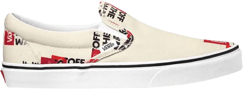  Vans Classic Slip-On &#039;Packing Tape - Blanc De Blanc&#039;