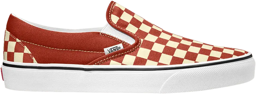  Vans Classic Slip-On &#039;Checkerboard Picante&#039;