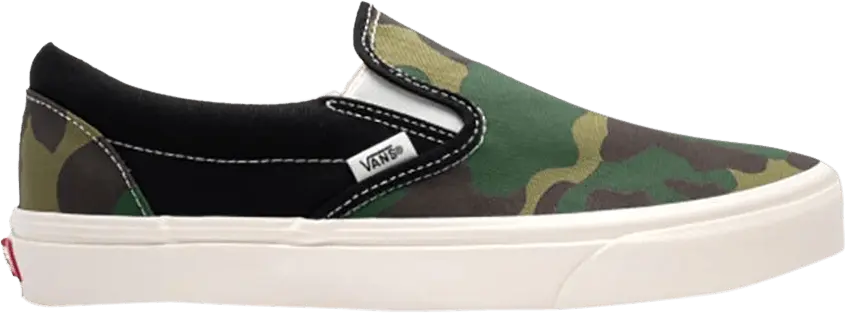  Vans Slip-On Classic Mismatched Camo Zebra